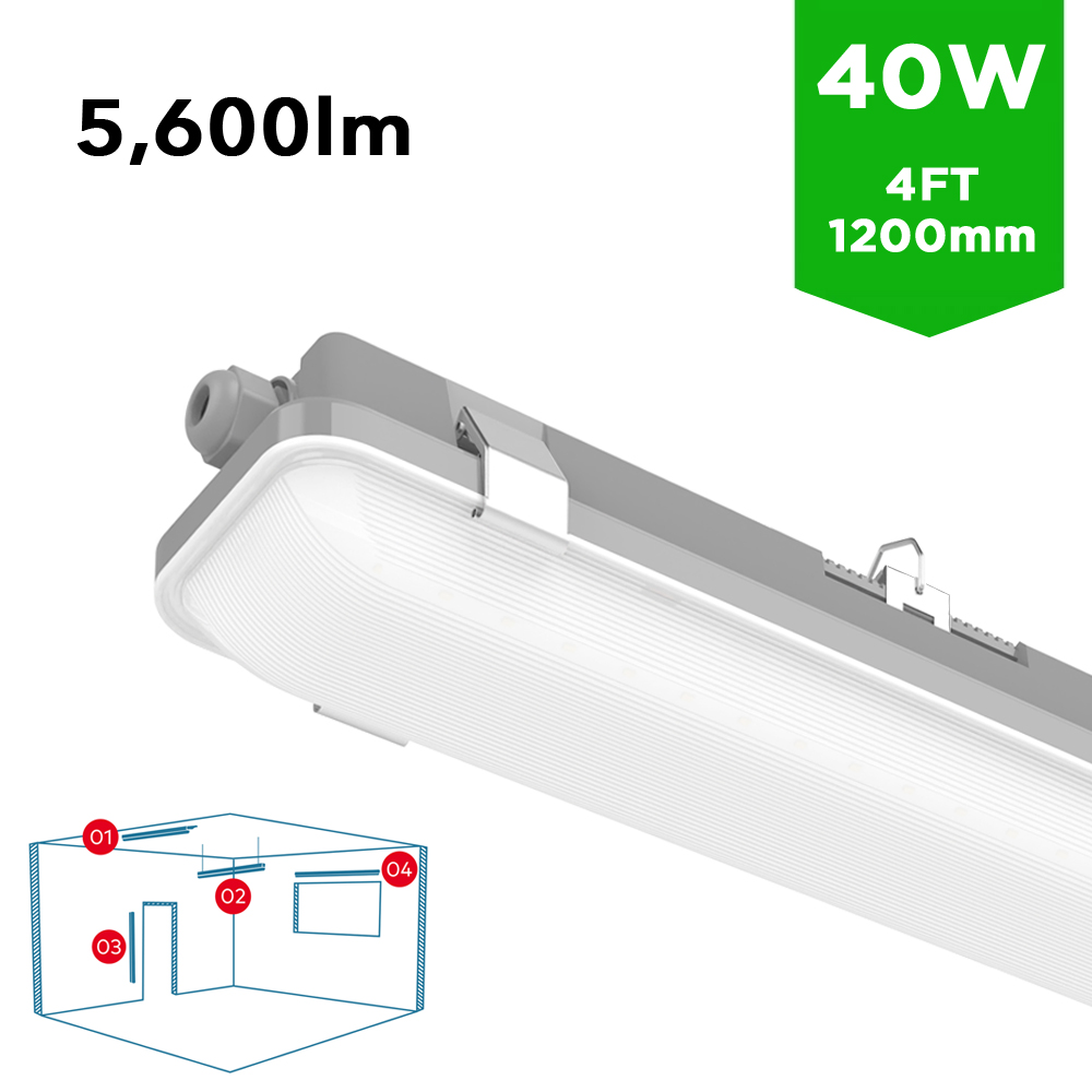 Ip65 Led Line Oak-Linear LED IP65 / IP66 Vapour-Proof-Ningbo Changelite Lighting ...